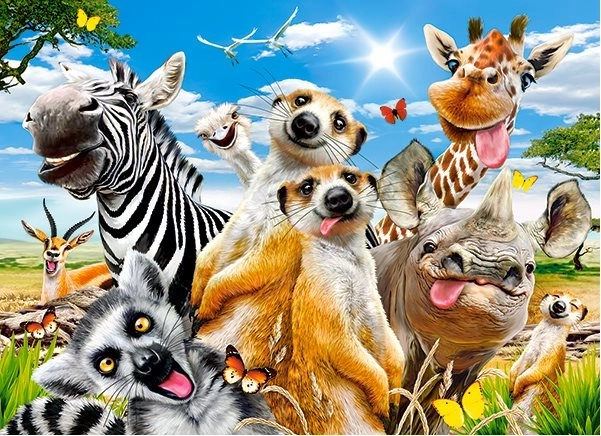 African Selfie 200 darabos puzzle