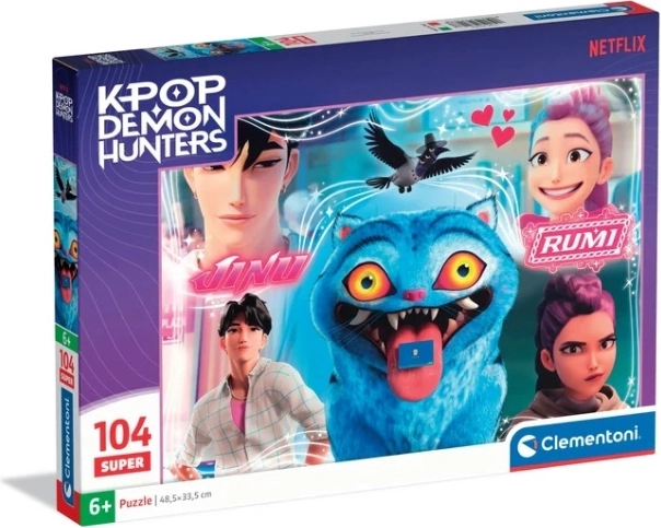 Clementoni puzzle Super K‑Pop Demon Hunters 104 darabos