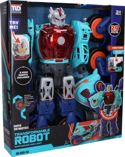 Autorobot transformer készlet robotokkal, 29 darabos