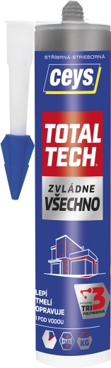 Univerzális ragasztó és tömítő 290 ml CEYS Total Tech ezüst