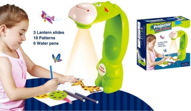 Asztalka projektorral