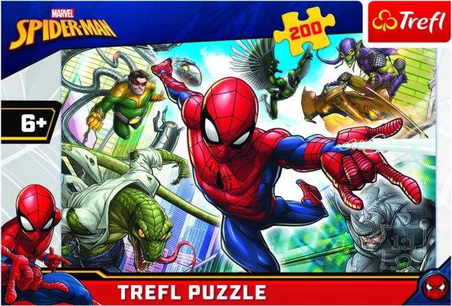 Trefl puzzle 200 darabos Spider-Man született hős