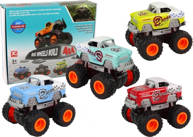 4x4 monster truck kisautó nagy kerekeken – színválaszték