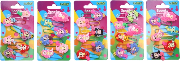 Sellők hajcsatok és könyvjelzők, 6 darabos készlet