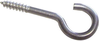 Csillárkampó 80 mm fényes – 100 db csomag