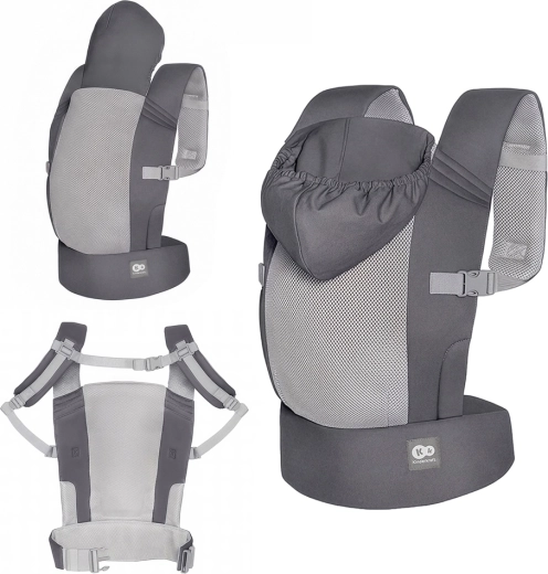 Kinderkraft ergonomikus hordozó Carrybee black