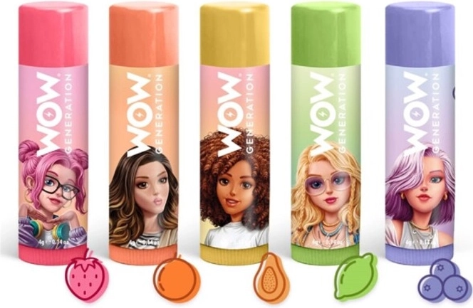 Gyerek színes WOW ajakbalzsam – különböző ízekben