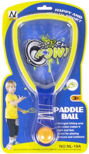 Gumis labdás ütő – koordináció és reflexek edzéséhez