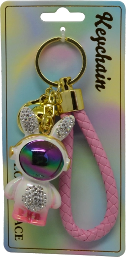 Űrhajós nyuszi kulcstartó