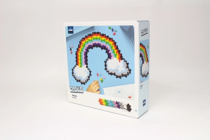 Plus-Plus Puzzle by Number szivárvány, 500 darab