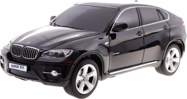 BMW X6 fekete RASTAR modell 1:24 SUV távirányítós + távirányító
