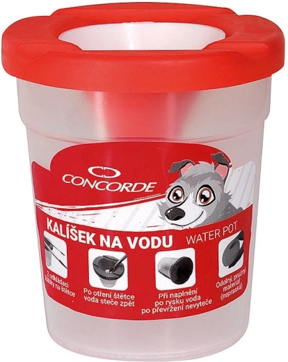 CONCORDE vízespohár 9 cm, vegyes színek