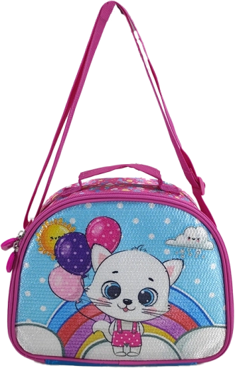 Cica táska lufikkal 25 cm