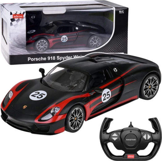 RC autó PORSCHE 918 Spyder Performance 1:14 fekete Rastar