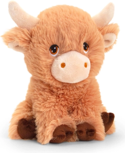 Keel Toys Keeleco skót felföldi tehén, eco plüss 18 cm