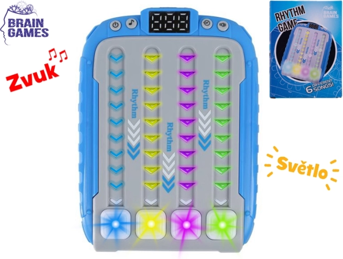 Ritmikus Brain Games játék gyerekeknek, 15 cm