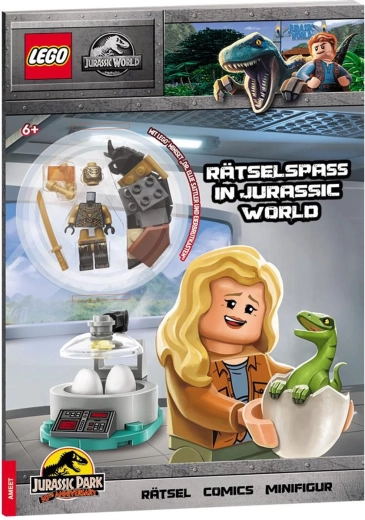 LEGO Jurassic World – szórakoztató fejtörők a Jurassic Worldben Dr. Ellie Sattler minifigurával - 1 db