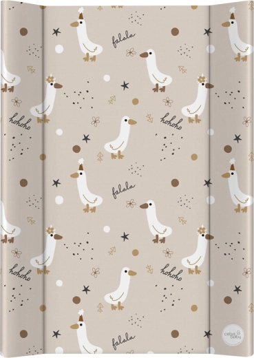 Ceba Baby puha pelenkázó alátét, 2 oldalon profilozott, 50 × 70 cm, Basic Crazy Ducks