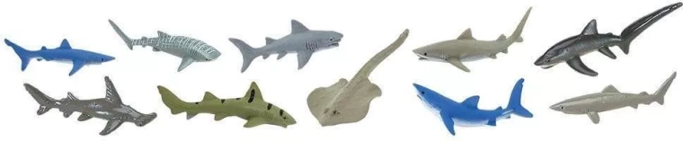 Safari Ltd. cápák – 48 figurából álló készlet