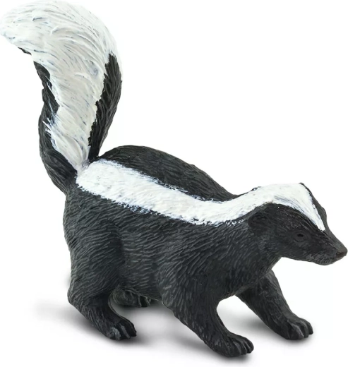 Csíkos bűzösborz figura Safari Ltd. - 1 db