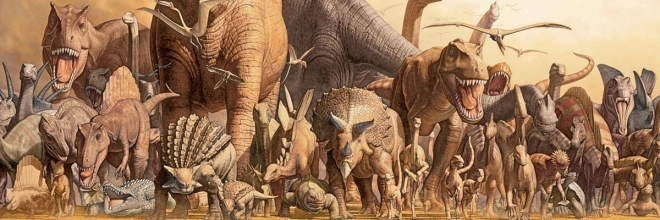 Panorámaképrejtvény Dinoszauruszok 1000 darabos