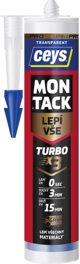Ceys Montack Turbo átlátszó szerelőragasztó 290 ml