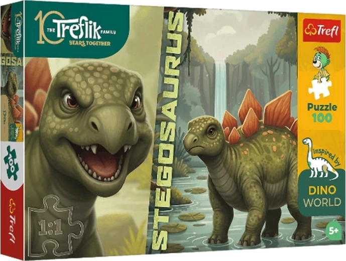 Puzzle InspiredByDinoWorld stegosaurus 100 darab
