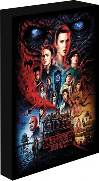Világító kép 30x40 cm Stranger Things