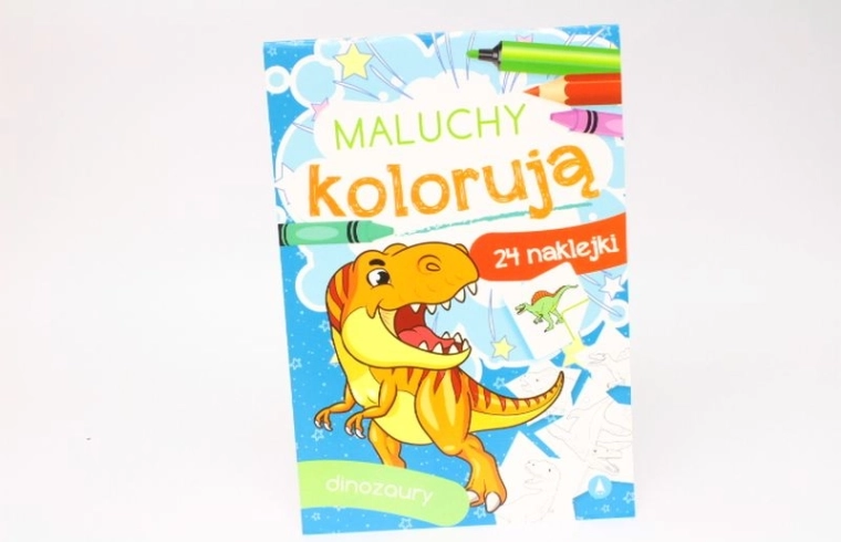 Maluchy színeznek: dinoszauruszok