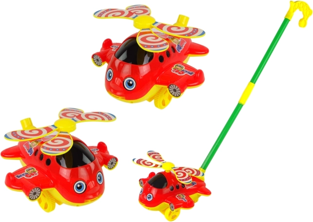 Vidám játék helikopter bottal