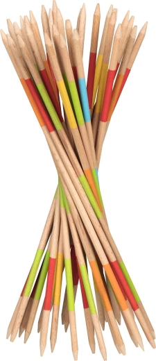 Mikádó – fából készült ügyességi játék 18 cm - 1 db