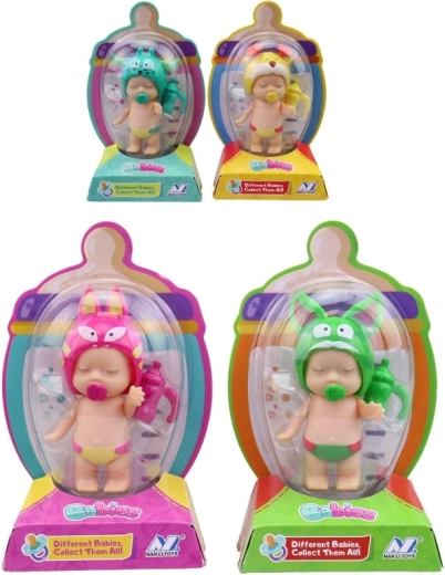 Mini baba 9 cm – aranyos gyűjthető játék gyerekeknek