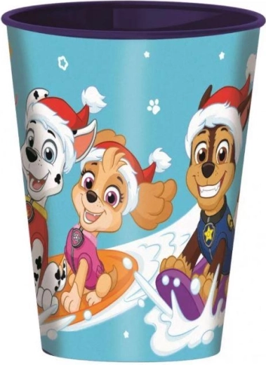 Műanyag pohár Mancs őrjárat karácsonyi 260 ml