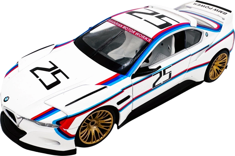 Fém modell 1:24 BMW 3.0 CSL Hommage fehér