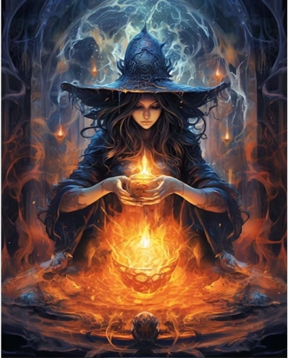 Gyémántfestés – Rituálé 30 × 40 cm