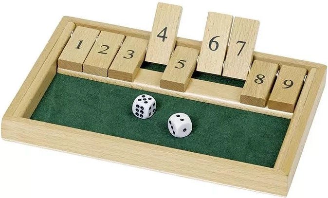 Utazójáték Shut the box II