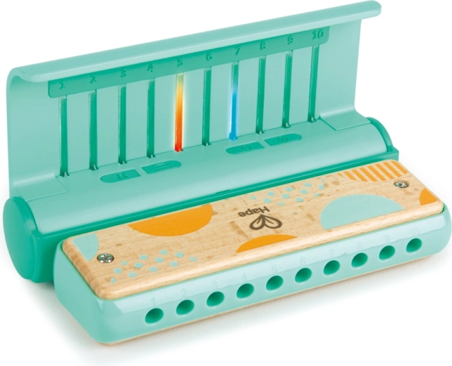 Hape szájharmonika fényes oktatással