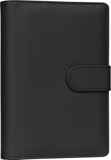 Notique refill – heti gyűrűs határidőnapló cserélhető lapokkal 2027, fekete, 12,5 × 19 cm