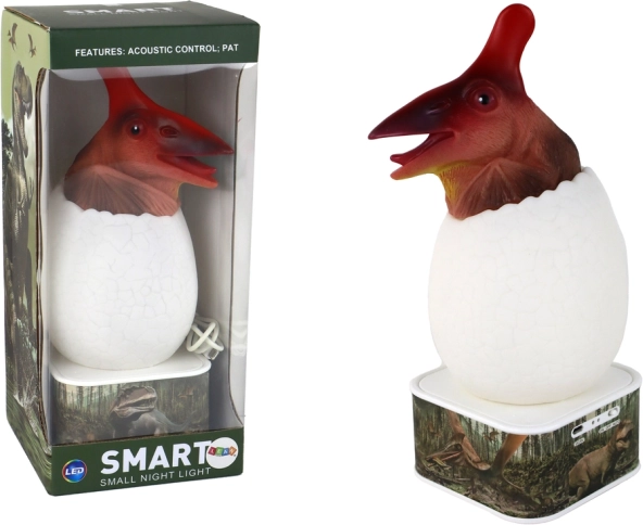 Éjszakai lámpa Dino LED micro USB-vel