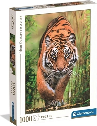 Clementoni puzzle 1000 darabos High Quality Collection – A vadász ösvénye (tigris)
