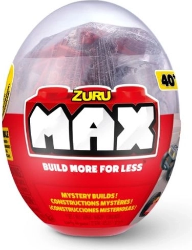ZURU MaxBuild kapszulás építőjáték – meglepetés tojás (40 db elem)