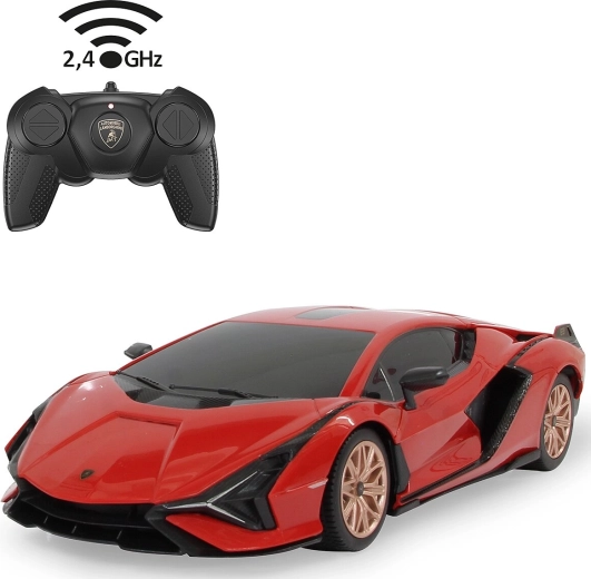 Jamara Lamborghini Sián FKP 37 RC autó 1:24 piros, 2,4 GHz - 1 db