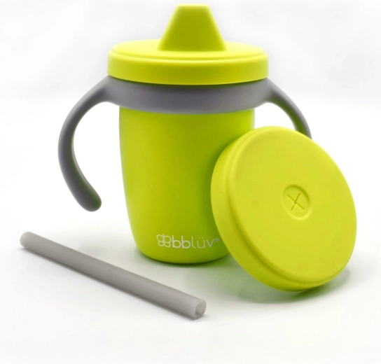 BBLÜV Sippy Cup növekvő szilikon pohár lime