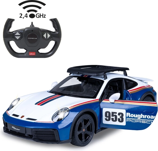 R/C autó JAMARA Porsche 911 Dakar Performance 1:14 kék