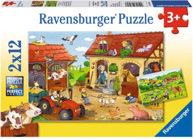 Puzzle 2x12 darabos – Tanyasi élet