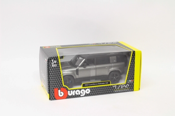Bburago Land Rover Defender 110 2022 szürke metál 1:24