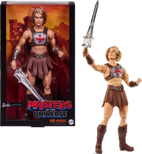 Mattel Barbie Signature gyűjtői Ken baba He-Manként (Masters of the Universe)