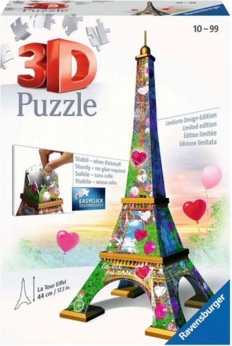 216 darabos 3D puzzle – Eiffel-torony Love Edition