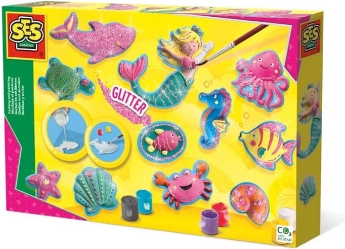 SES Creative tengeri figurák gipszöntő készlet