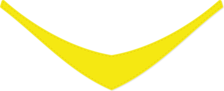 Sárga kendő plüssjátékokhoz